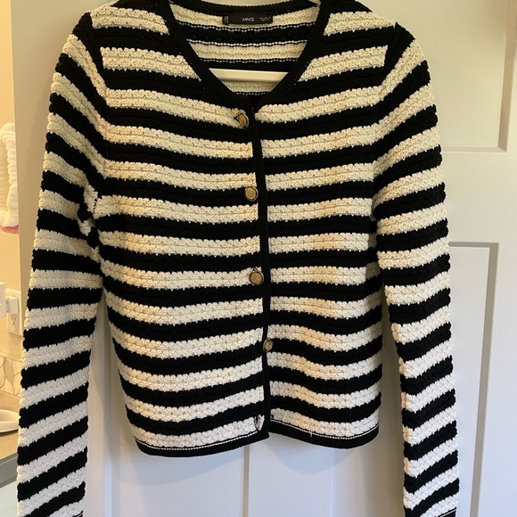 Mango Stripe Cardigan (New) - Picture 3 of 7